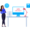 پیش‌نمایش فایل the-girl-is-looking-for-a-job-vacancy-9737622 از پک استخدام نیرو
