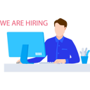 پیش‌نمایش فایل we-are-hiring-9737631 از پک استخدام نیرو