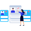 پیش‌نمایش فایل woman-choosing-employee-9737695 از پک استخدام نیرو
