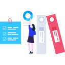 پیش‌نمایش فایل young-girl-working-on-business-data-9737726 از پک استخدام نیرو