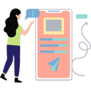 پیش‌نمایش فایل girl-sending-mail-9845559 از پک سریع (و زبان برنامه‌نویسی سوئیفت)