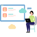 پیش‌نمایش فایل girl-working-on-cloud-9845565 از پک سریع (و زبان برنامه‌نویسی سوئیفت)