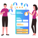 پیش‌نمایش فایل people-giving-feedback-9844261 از پک نظرسنجی و بازخورد آنلاین