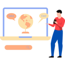 پیش‌نمایش فایل boy-is-learning-a-foreign-language-online-9835130 از پک زبان خارجی