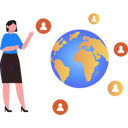 پیش‌نمایش فایل girl-has-a-global-network-9835189 از پک کسب و کار جهانی