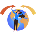 پیش‌نمایش فایل girl-is-working-internationally-9835161 از پک کسب و کار جهانی