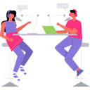 پیش‌نمایش فایل boy-and-girl-are-doing-a-talk-show-9858609 از پک پادکست