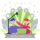 پیش‌نمایش فایل boy-and-girl-are-doing-a-world-radio-day-podcast-9858591 از پک پادکست