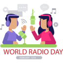 پیش‌نمایش فایل boy-and-girl-are-doing-a-world-radio-day-podcast-9858592 از پک پادکست