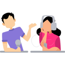 پیش‌نمایش فایل boy-and-girl-are-hosting-the-show-9858653 از پک پادکست