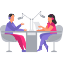 پیش‌نمایش فایل boy-and-girl-are-podcasters-9858595 از پک پادکست