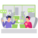پیش‌نمایش فایل boy-are-hosting-the-podcast-9858654 از پک پادکست