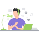 پیش‌نمایش فایل boy-is-recording-a-podcast-9858580 از پک پادکست