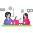 پیش‌نمایش فایل girl-are-talking-in-the-podcast-9858584 از پک پادکست