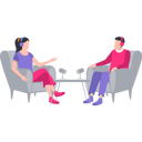 پیش‌نمایش فایل girl-is-interviewing-the-boy-on-the-show-9858658 از پک پادکست