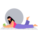 پیش‌نمایش فایل girl-is-listening-to-a-podcast-9858618 از پک پادکست
