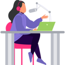 پیش‌نمایش فایل girl-is-recording-on-the-mic-9858586 از پک پادکست
