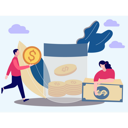 پیش‌نمایش فایل boy-and-girl-collecting-donations-for-charity-9783659 از پک خیریه