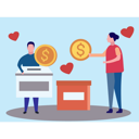 پیش‌نمایش فایل boy-and-girl-collecting-donations-in-boxes-9783653 از پک خیریه