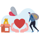 پیش‌نمایش فایل boy-carrying-bag-of-dollars-9783652 از پک خیریه