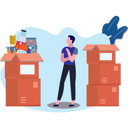 پیش‌نمایش فایل boy-standing-looking-at-donation-boxes-9783728 از پک خیریه