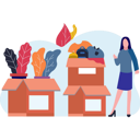 پیش‌نمایش فایل girl-looking-at-donation-boxes-9783732 از پک خیریه