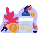پیش‌نمایش فایل girl-putting-dollars-in-jar-9783744 از پک خیریه