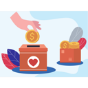 پیش‌نمایش فایل girl-putting-money-in-donation-9783649 از پک خیریه