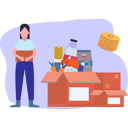 پیش‌نمایش فایل girl-standing-next-to-food-donation-box-9783668 از پک خیریه