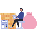 پیش‌نمایش فایل boy-working-on-laptop-9900705 از پک حسابداری
