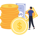 پیش‌نمایش فایل girl-looking-at-dollar-cash-9900680 از پک حسابداری