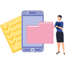 پیش‌نمایش فایل girl-looking-at-mobile-folder-9900625 از پک حسابداری
