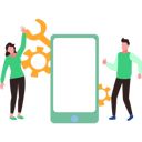 پیش‌نمایش فایل boy-and-girl-doing-mobile-settings-9852114 از پک پشتیبانی فنی