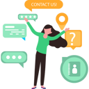 پیش‌نمایش فایل girl-asking-to-contact-us-9852059 از پک پشتیبانی فنی