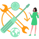 پیش‌نمایش فایل girl-looking-at-tech-service-9852110 از پک پشتیبانی فنی