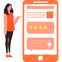 پیش‌نمایش فایل girl-checking-star-rating-on-mobile-9853416 از پک امتیازدهی