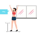 پیش‌نمایش فایل girl-is-happy-about-her-45-kg-weight-loss-9959491 از پک رژیم و تناسب اندام