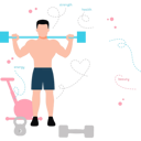 پیش‌نمایش فایل young-boy-is-doing-weightlifting-9959502 از پک رژیم و تناسب اندام