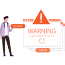 پیش‌نمایش فایل boy-looking-at-web-page-warning-9852035 از پک اخطار