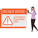 پیش‌نمایش فایل girl-looking-at-no-entry-sign-9852044 از پک اخطار