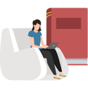 پیش‌نمایش فایل girl-using-a-laptop-9865308 از پک نشر و انتشارات