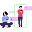 پیش‌نمایش فایل boy-and-girl-using-mobile-phones-9871556 از پک وبسایت