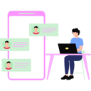 پیش‌نمایش فایل boy-chatting-on-laptop-9871499 از پک وبسایت