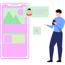 پیش‌نمایش فایل boy-using-phone-9871546 از پک وبسایت