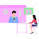 پیش‌نمایش فایل girl-getting-checked-up-online-9871529 از پک وبسایت