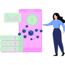 پیش‌نمایش فایل girl-looking-at-bitcoin-blockchain-9871478 از پک وبسایت