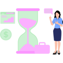 پیش‌نمایش فایل girl-looking-at-dollar-sandglass-9871563 از پک وبسایت