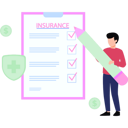 پیش‌نمایش فایل girl-marking-insurce-form-9871528 از پک وبسایت