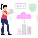 پیش‌نمایش فایل girl-transferring-cloud-data-9871496 از پک وبسایت