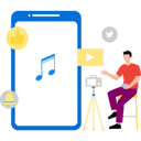 پیش‌نمایش فایل boy-making-music-video-9994182 از پک تولیدکننده محتوا